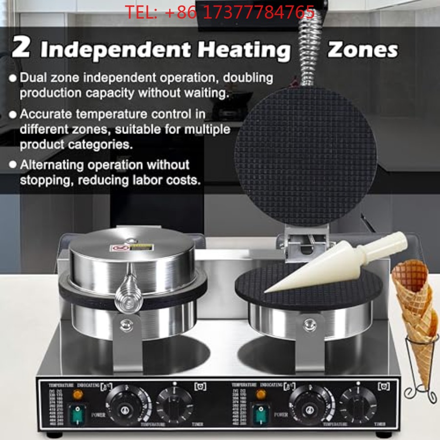 Waffle Cone Maker - Профессиональная коммерческая вафельница для рожков 2600