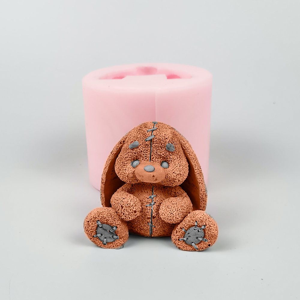 Bunny Cake Mold - Силиконовая форма 3D милый мультфильм мягкая