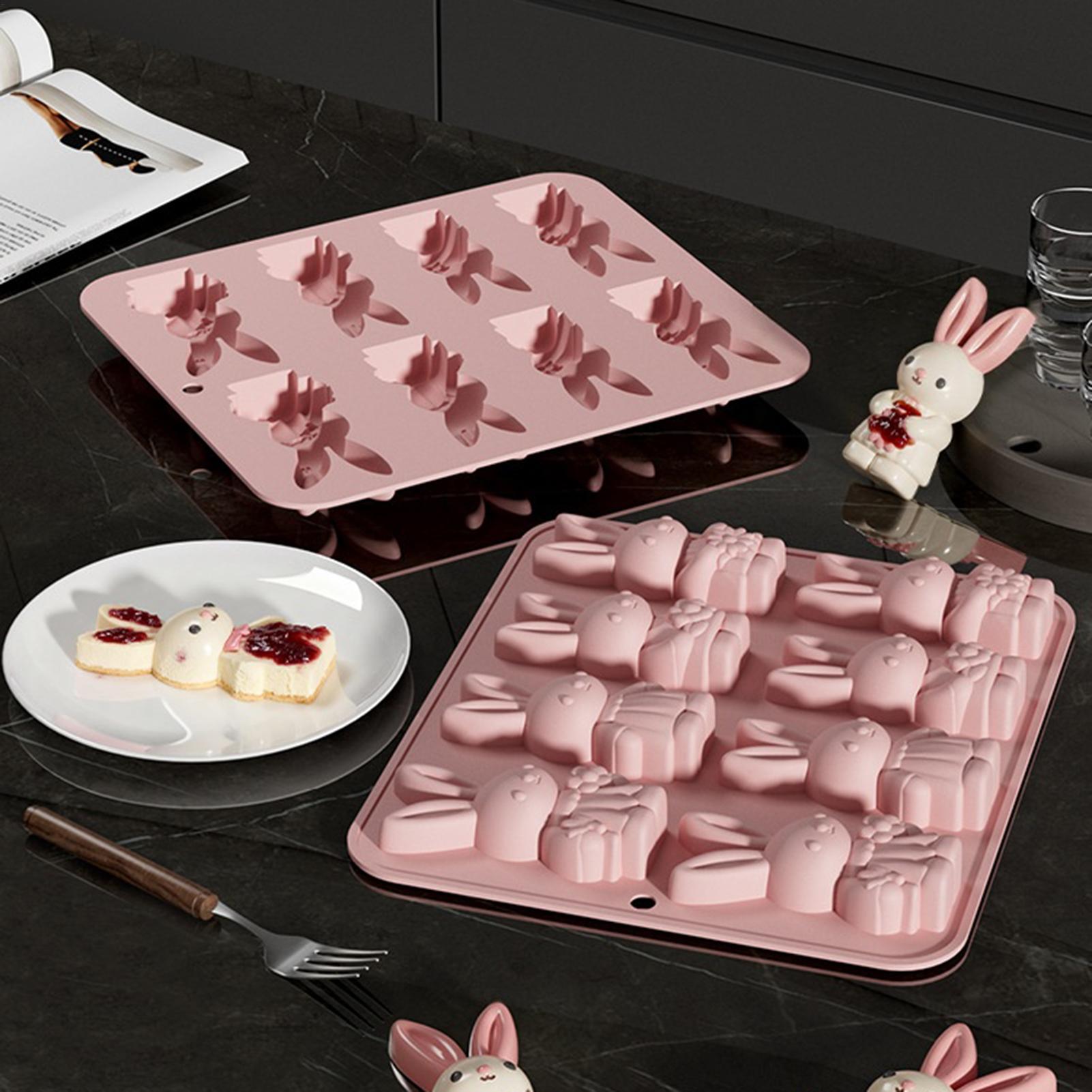 Bunny Cake Mold - Силиконовые формы для пасхальных кроликов, термостойкие,