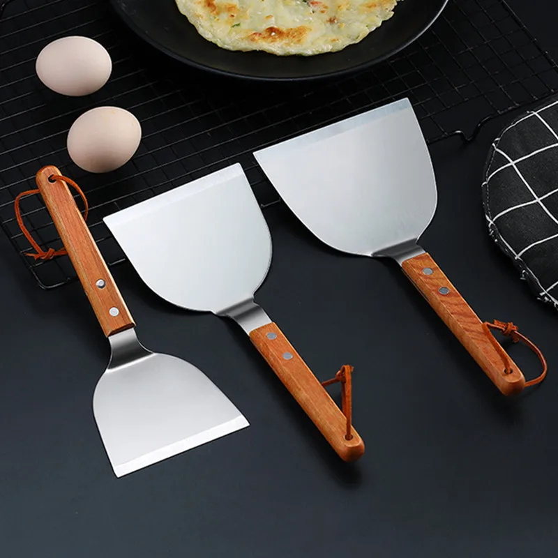 Okonomiyaki Spatula - Семейная Лопата Teppanyaki, нескользящая лопатка для