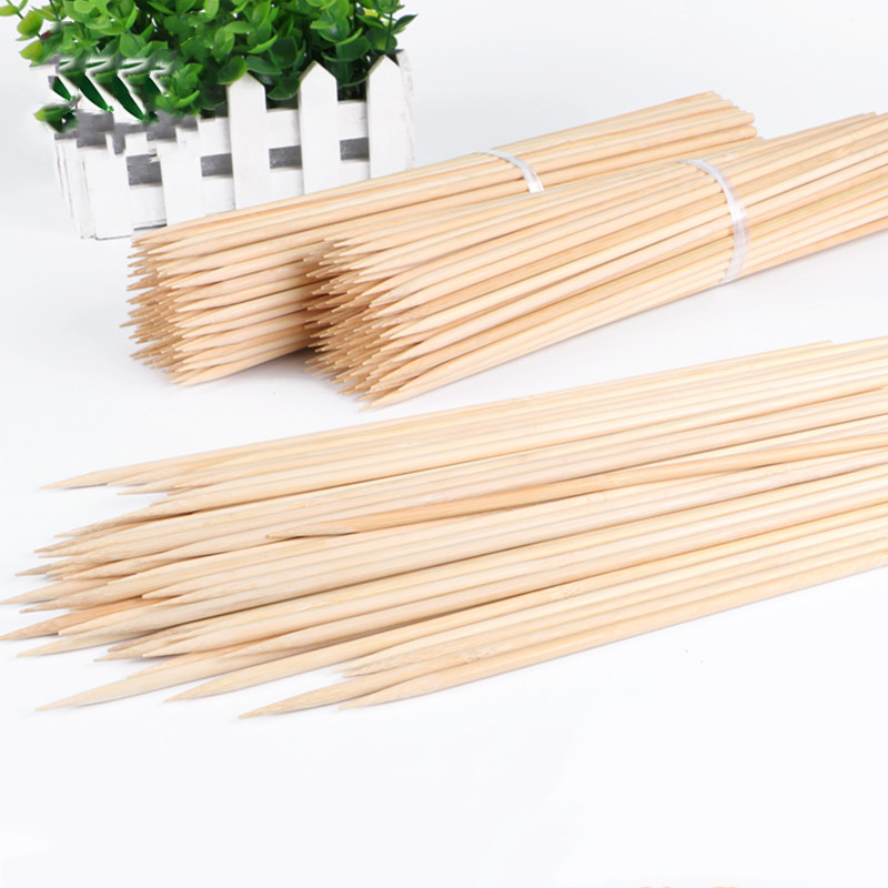 Corn Dog Stick - 100 шт. одноразовых бамбуковых шампуров 20-50