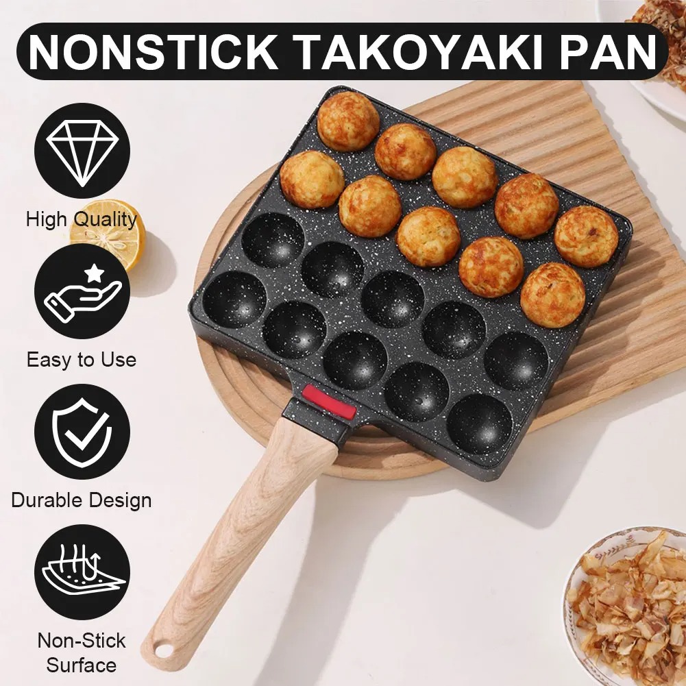 Takoyaki Grill Plate - Сковорода для такояки, 20 форм, сковорода