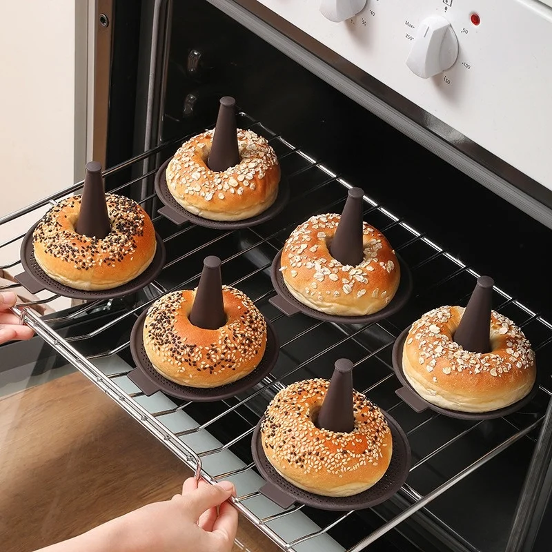 Donut Mold Silicone - 6 шт., формы для выпечки хлеба,