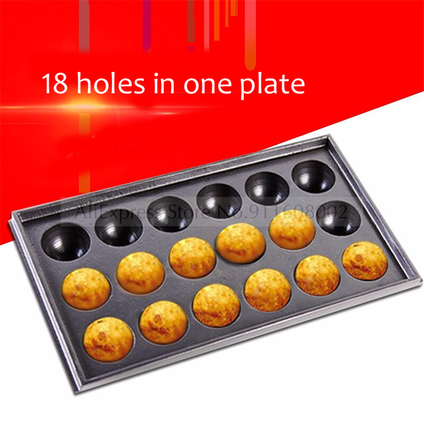 Takoyaki Grill Plate - 1 шт., пластина с шариками осьминога,