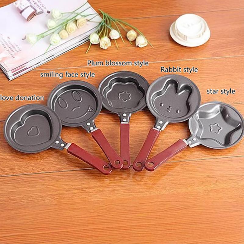 Mini Pancake Griddle - Чугунная сковорода-сердце для омлета и блинов,