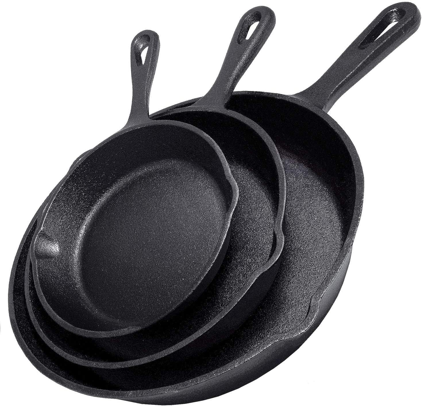 Mini Pancake Griddle - Чугунная сковорода 14/16/20 см с антипригарным