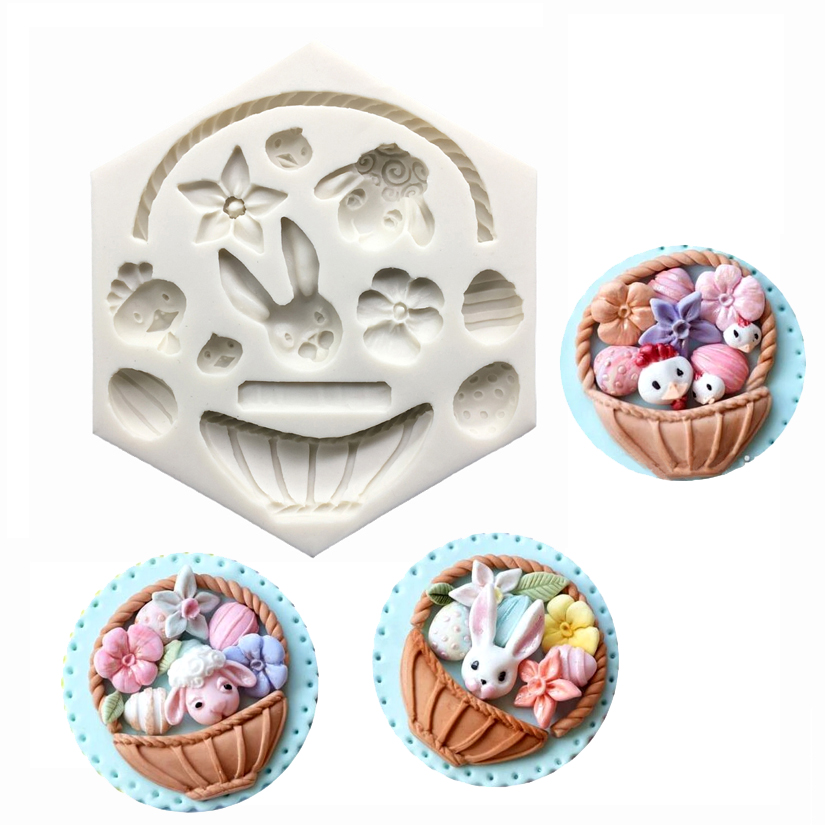 Bunny Cake Mold - Силиконовая форма «Пасхальный кролик» для украшения