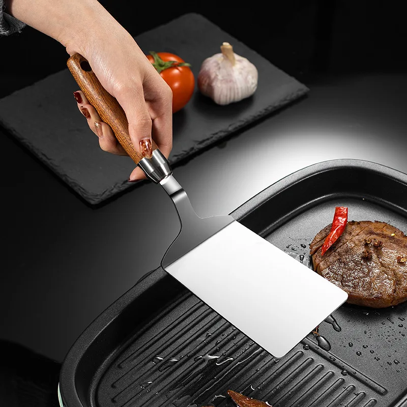 Нержавеющая сталь с квадратной – обзор и цена Okonomiyaki Spatula