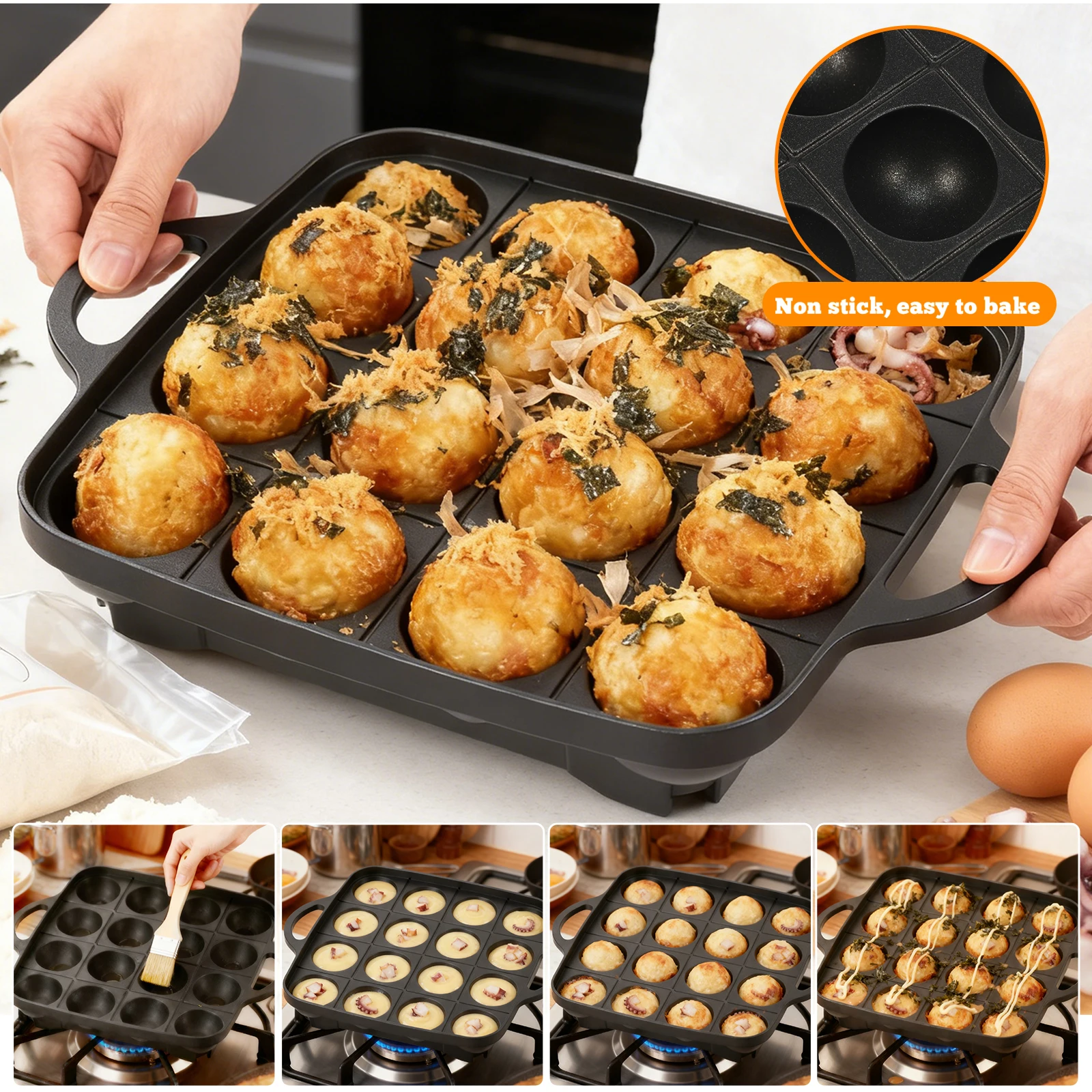 Сковорода для такояки на 16 от – обзор и цена Takoyaki Grill Plate