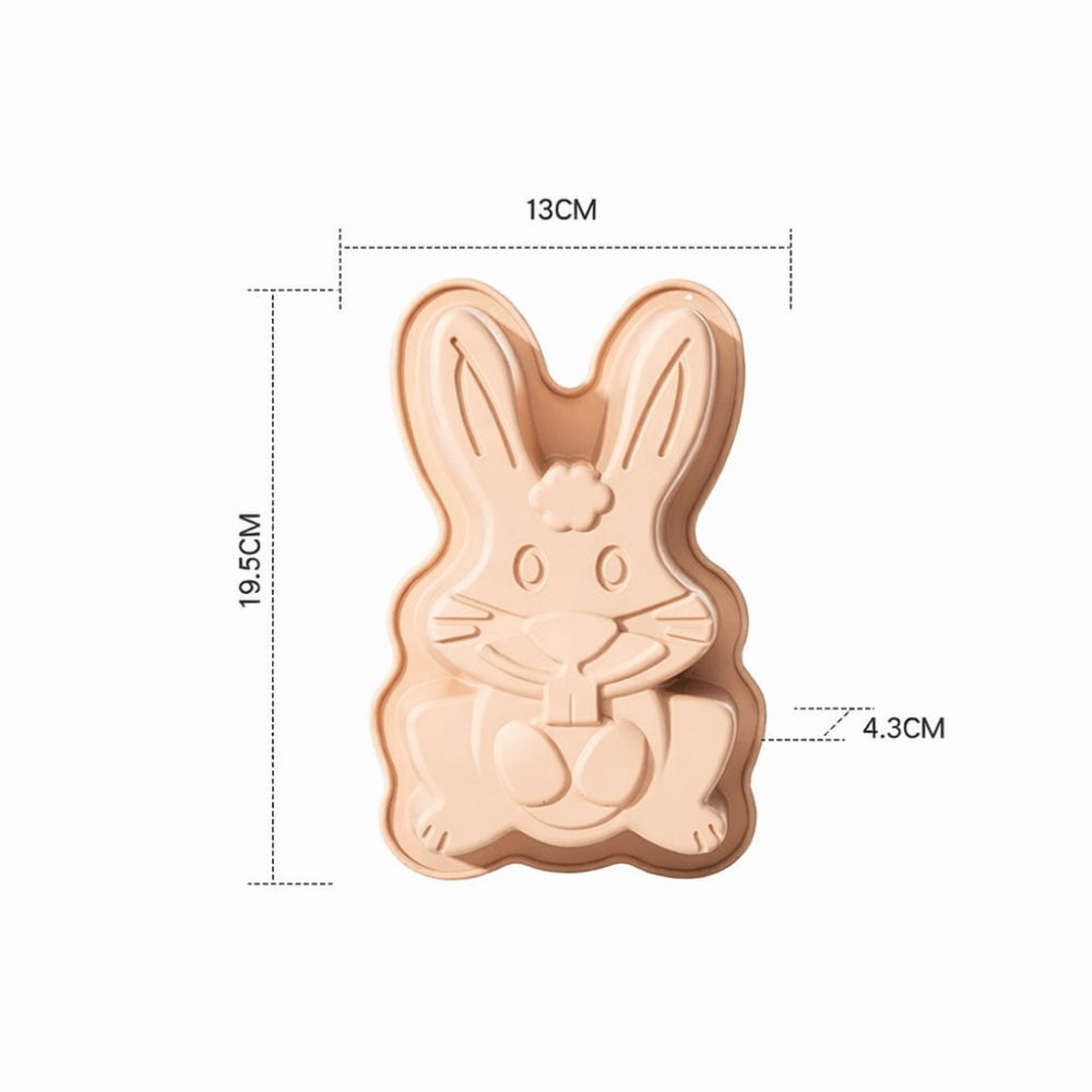 Термостойкая силиконовая форма – обзор и цена Bunny Cake Mold