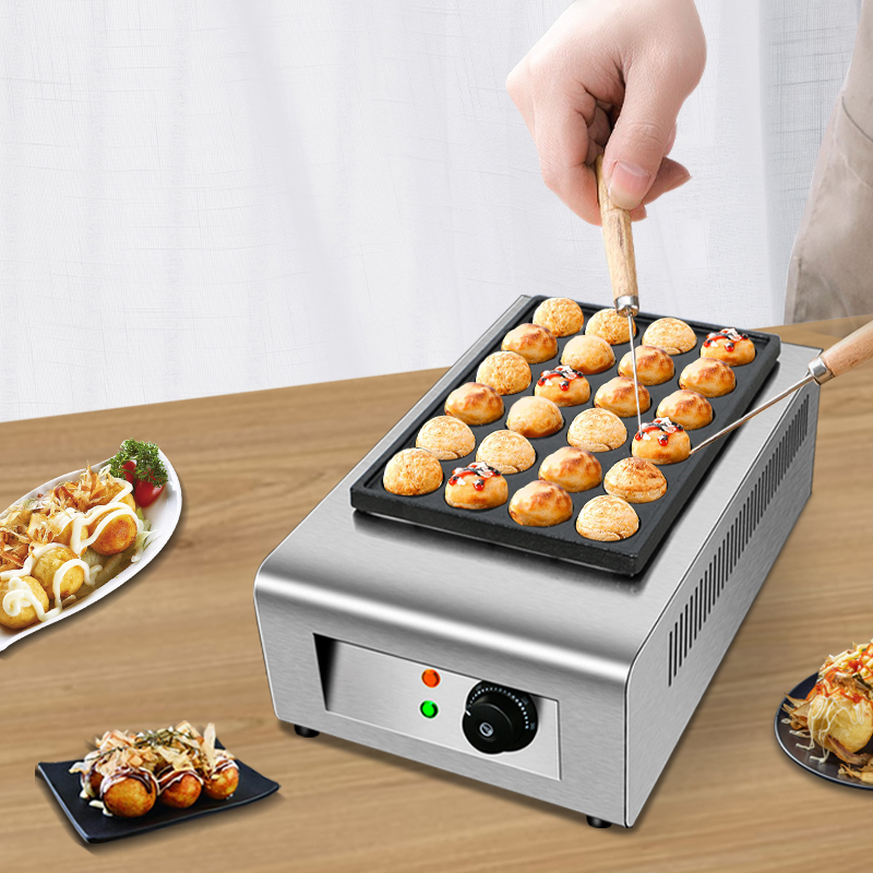 Коммерческая электрическая маш – обзор и цена Takoyaki Grill Plate