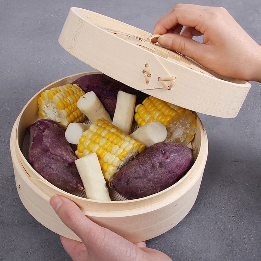 Бамбуковая Паровая корзина с к – обзор и цена Bao Steamer Bamboo