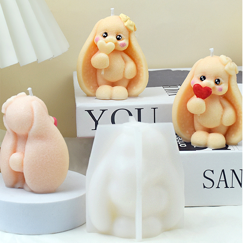 3D длинноухий кролик силиконов – обзор и цена Bunny Cake Mold