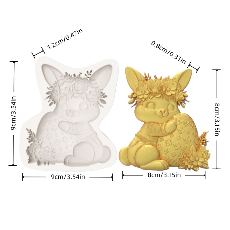 Силиконовая форма для выпечки  – обзор и цена Bunny Cake Mold