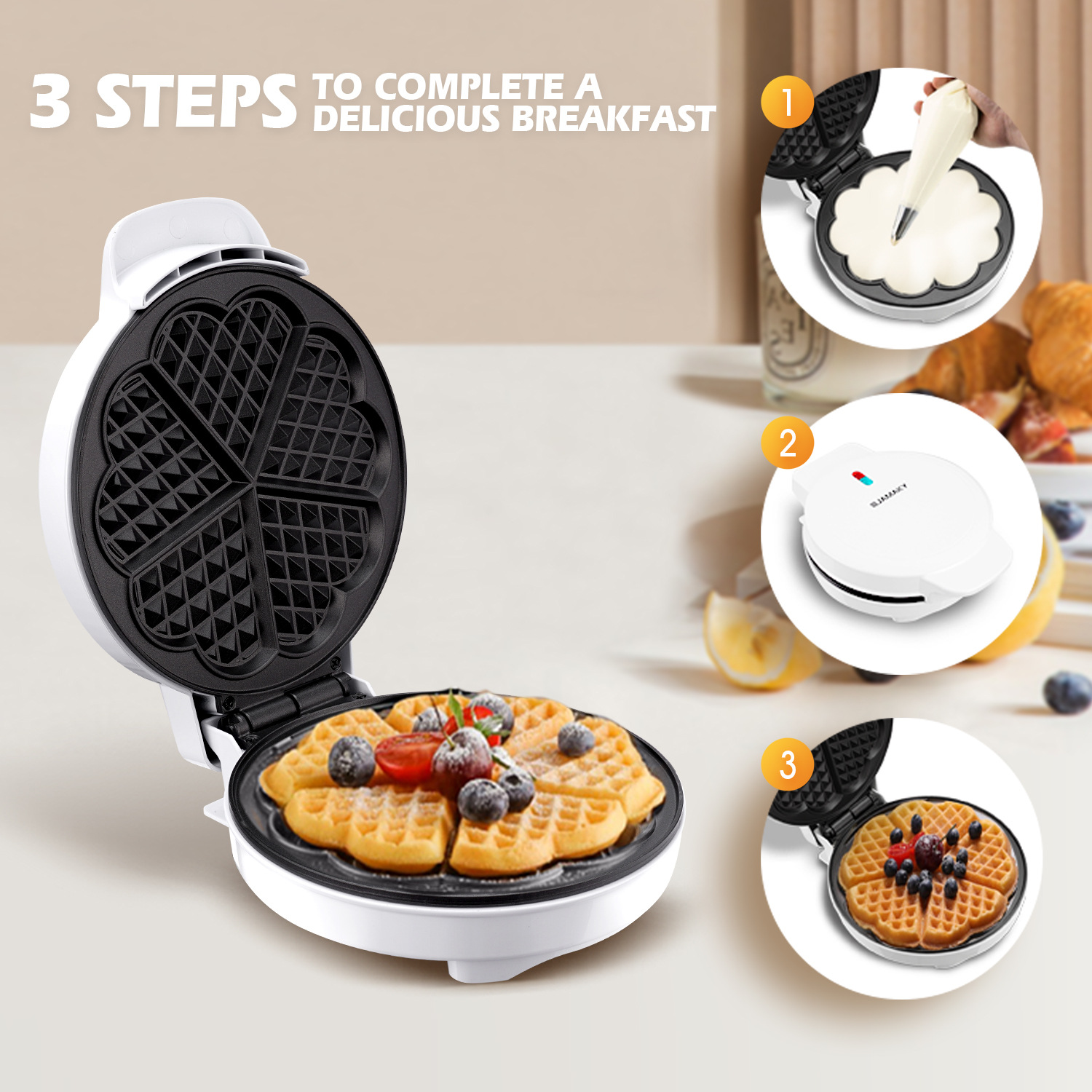 Формы для вафель для завтрака, – обзор и цена Egg Waffle Pan