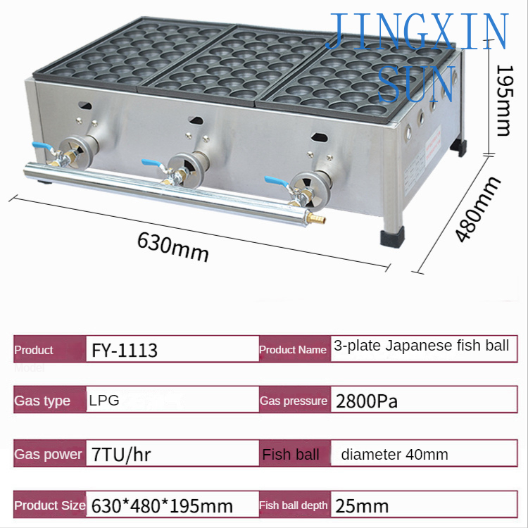 Газовая печь для такояки FY-11 – обзор и цена Takoyaki Grill Plate