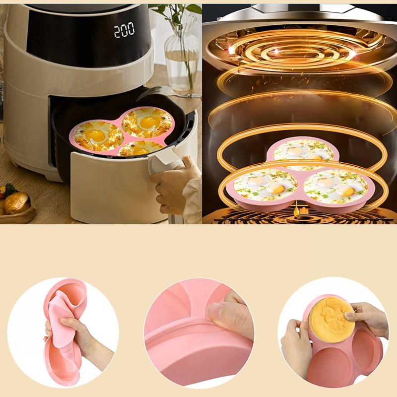 Многоразовая силиконовая форма – обзор и цена Egg Waffle Pan
