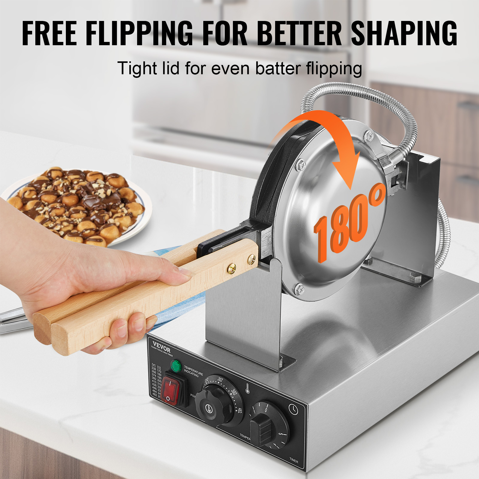 HomeWise Коммерческая вафельни – обзор и цена Egg Waffle Pan