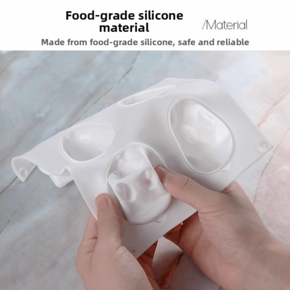 Гибкие силиконовые 3D-формы дл – обзор и цена Bunny Cake Mold