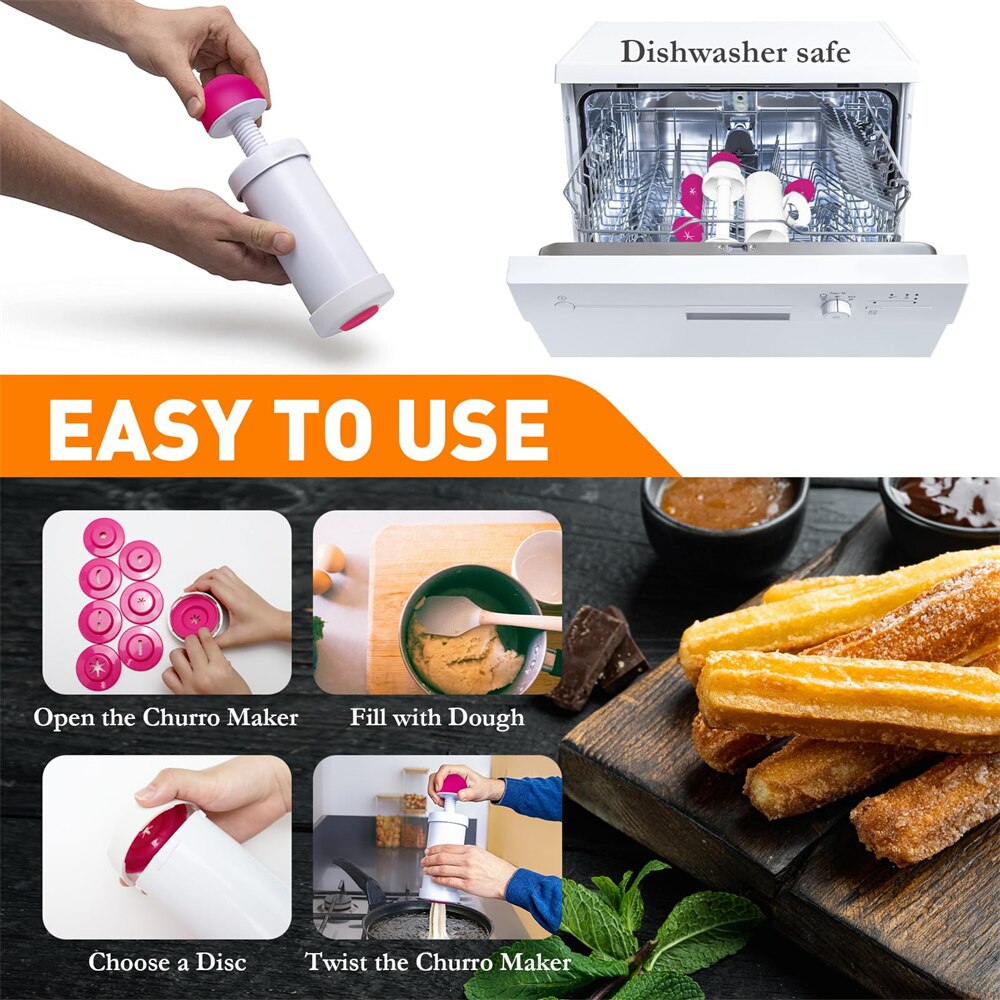 Пластиковый Набор для изготовл – обзор и цена Churros Maker Gun