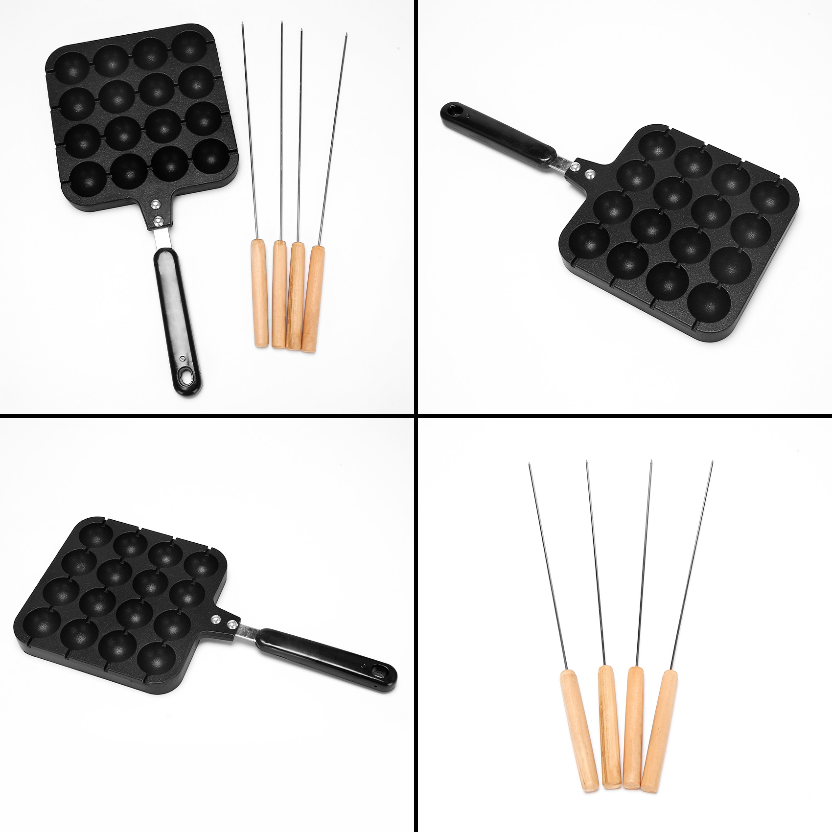 F-T 16-луночная алюминиевая ск – обзор и цена Takoyaki Grill Plate