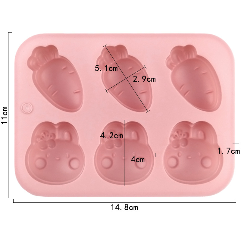 Силиконовая форма с героями му – обзор и цена Bunny Cake Mold